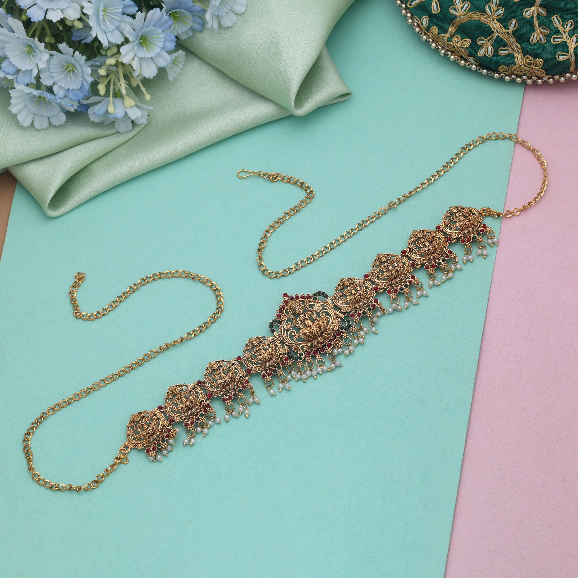 Tempel Heritage Taillenschmuck - gold