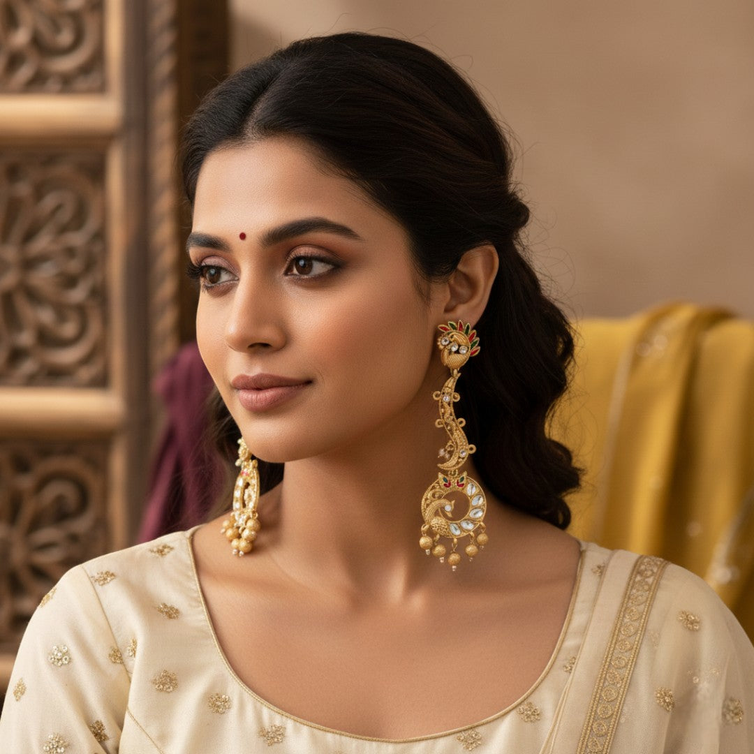 Fashion Earrings - Silver | sea green