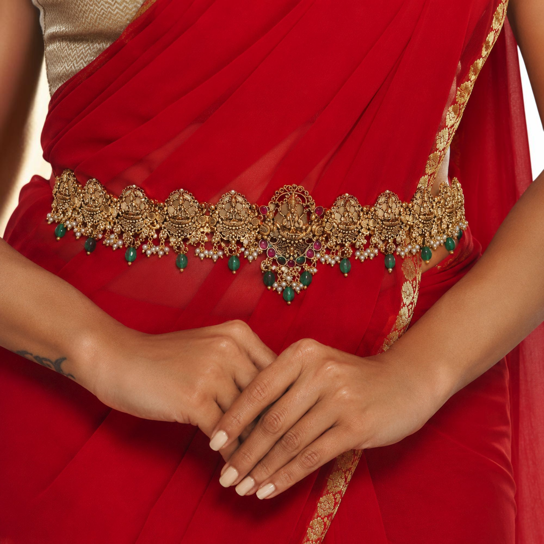 Tempel Heritage Taillenschmuck - gold