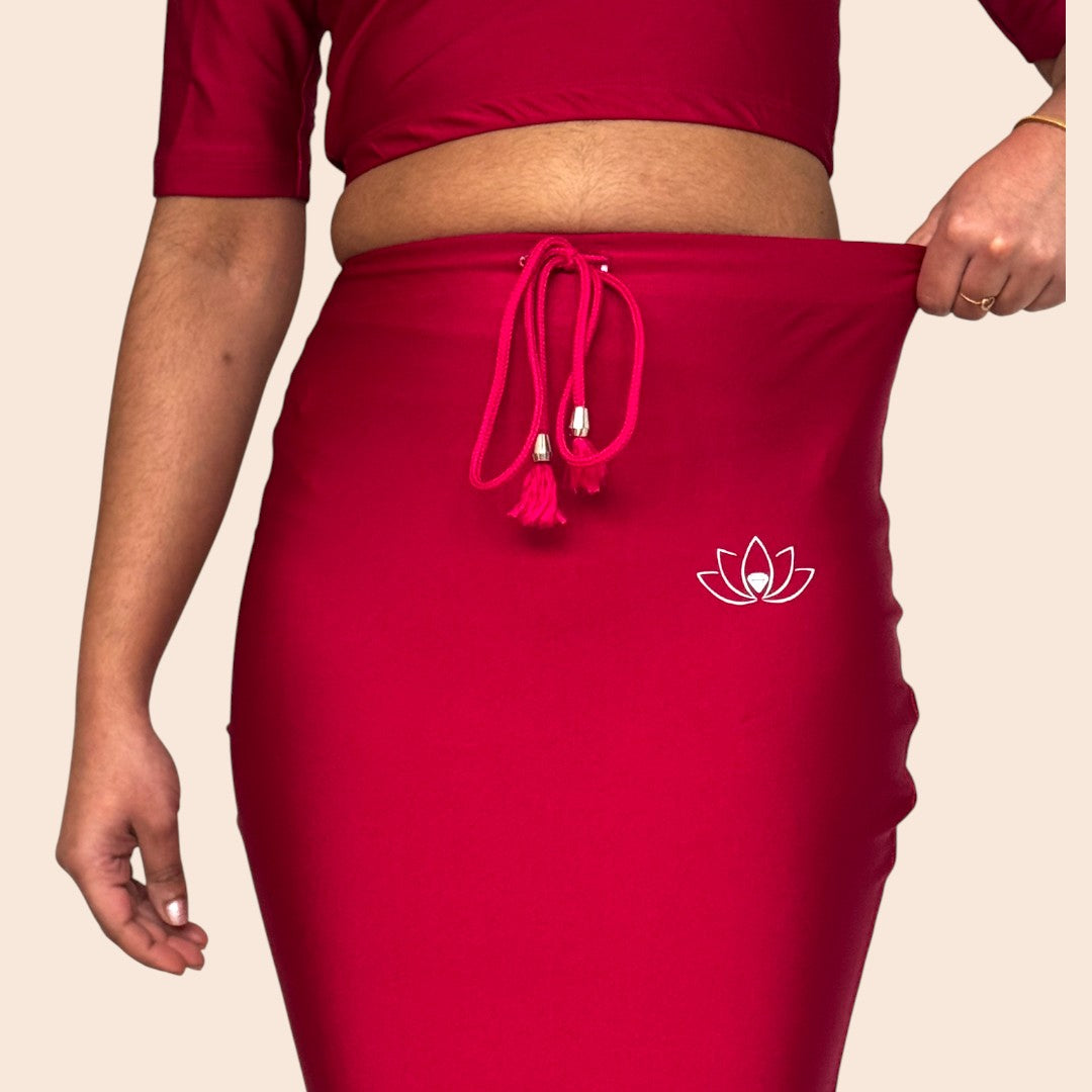 Saree Shapewear – Premium  Silhouette - Magenta ( Dunkel)