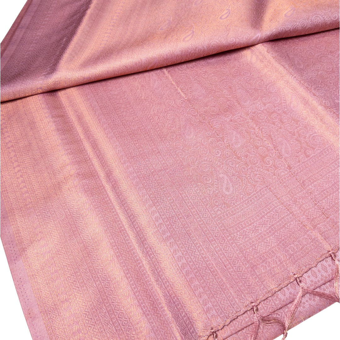Soft Silk Saree – Hochwertige Handloom-Seide | Premium Weiche Seide Sari | Baby pink