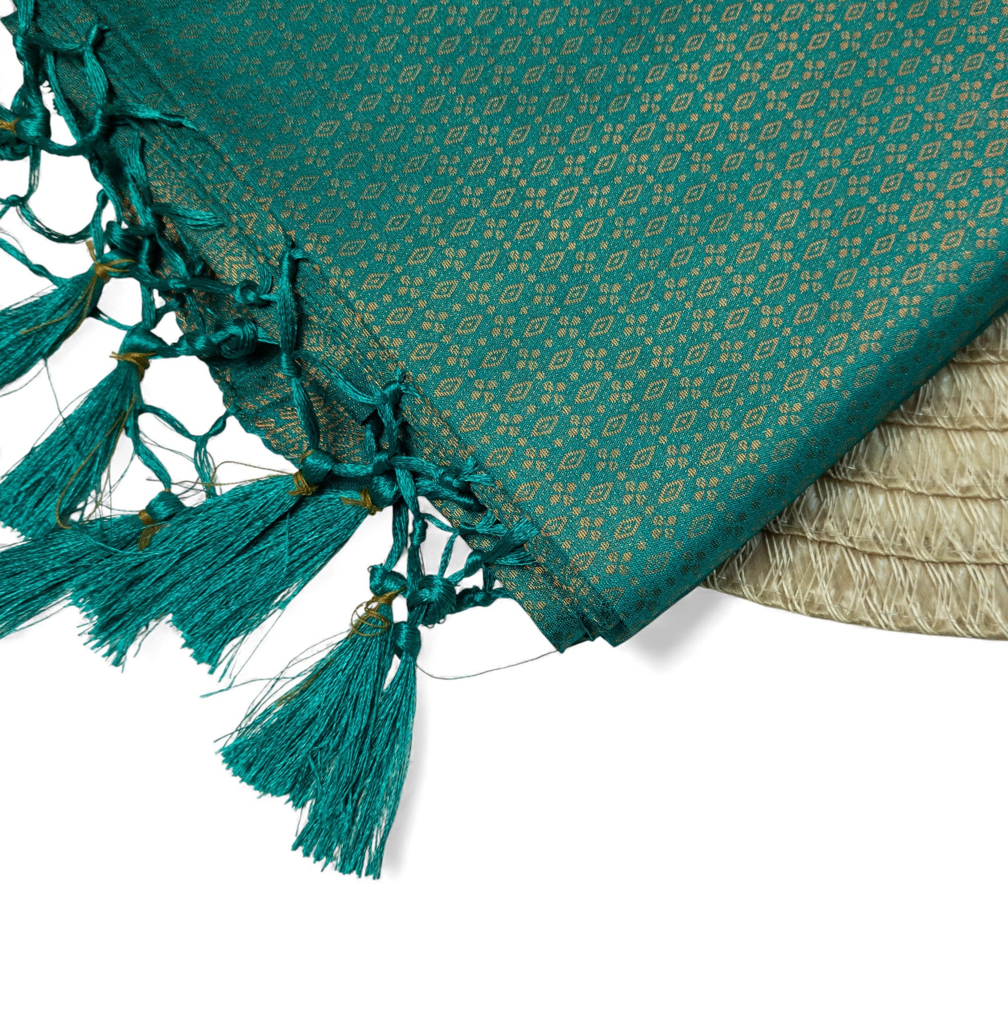 Soft Silk Saree – Hochwertige Handloom-Seide | Premium Weiche Seide Sari |dunkles Smaragdgrün