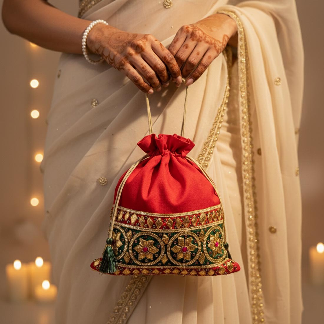 Potli Bag - Rot