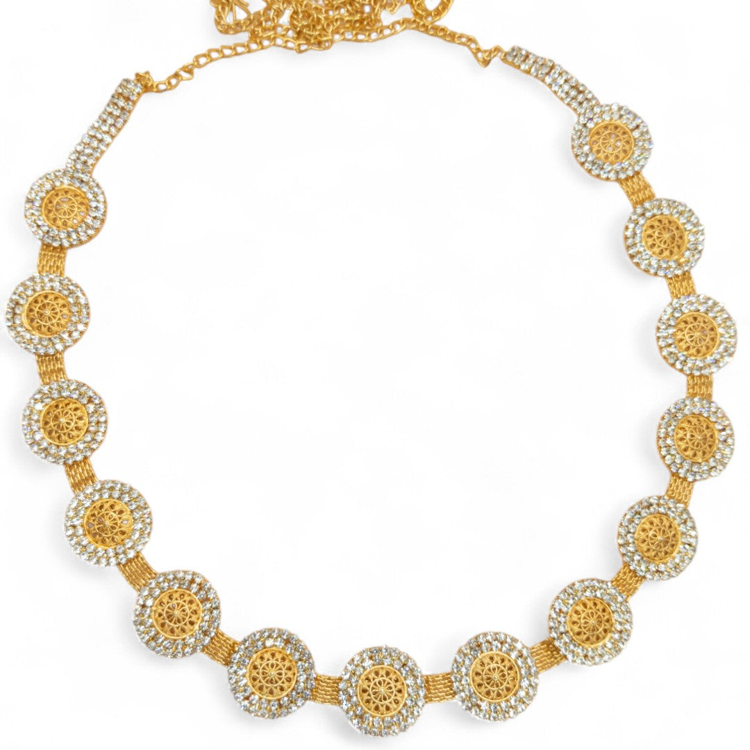 Fashion Taillenschmuck - gold | weiß