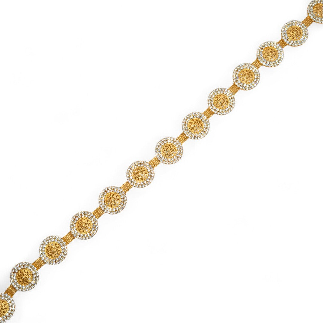 Fashion Taillenschmuck - gold | weiß
