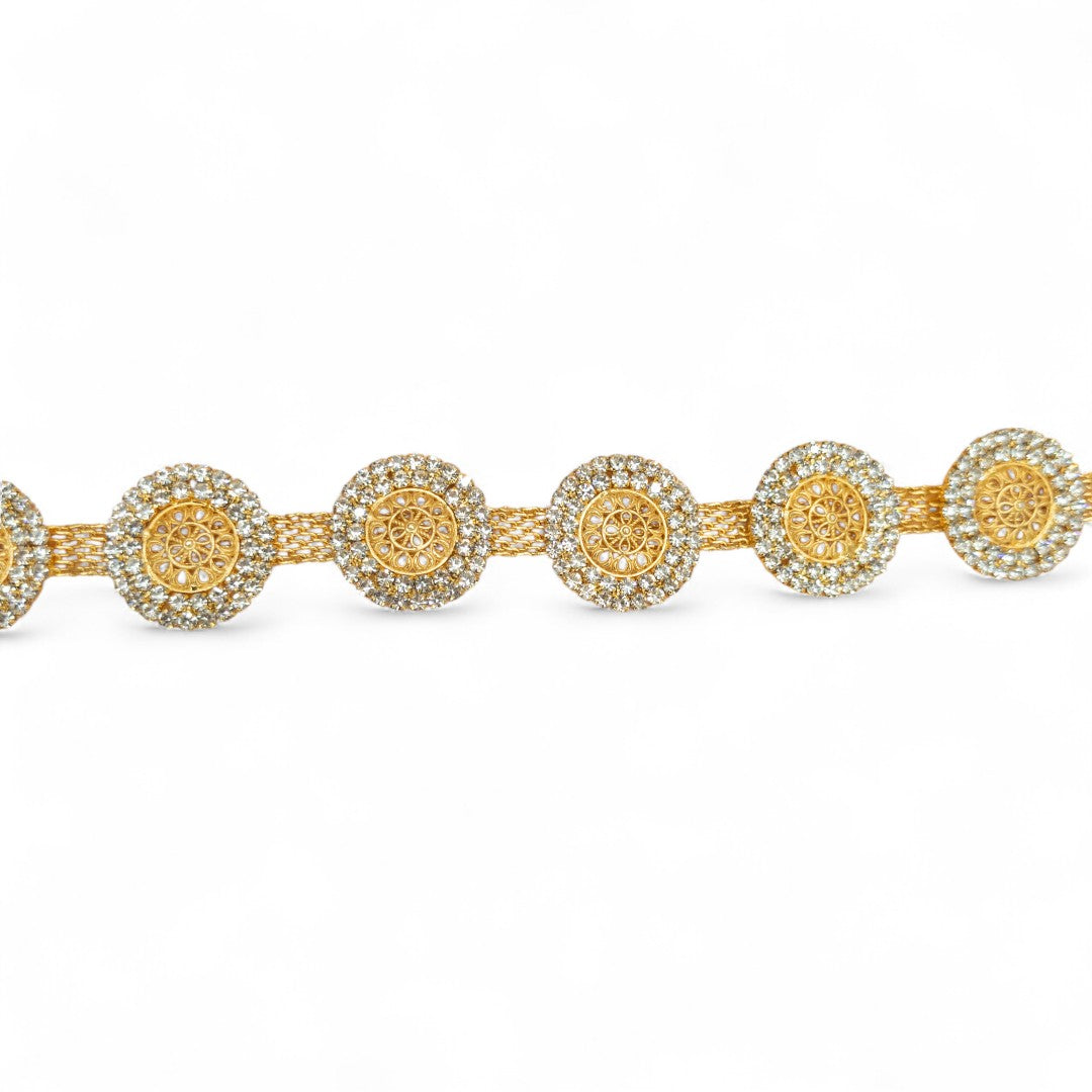 Fashion Taillenschmuck - gold | weiß