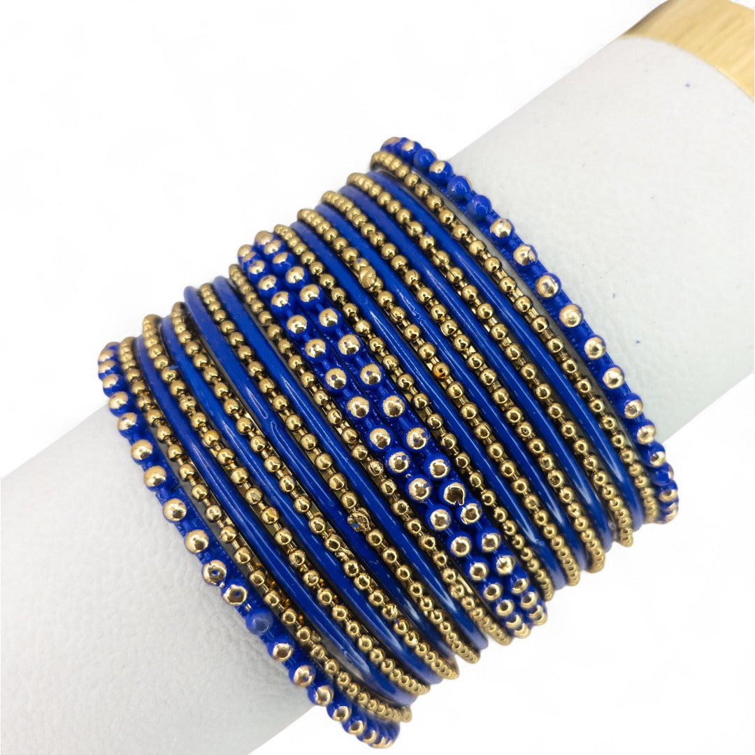 Armreifen Set - Metal Armreifen - Blau