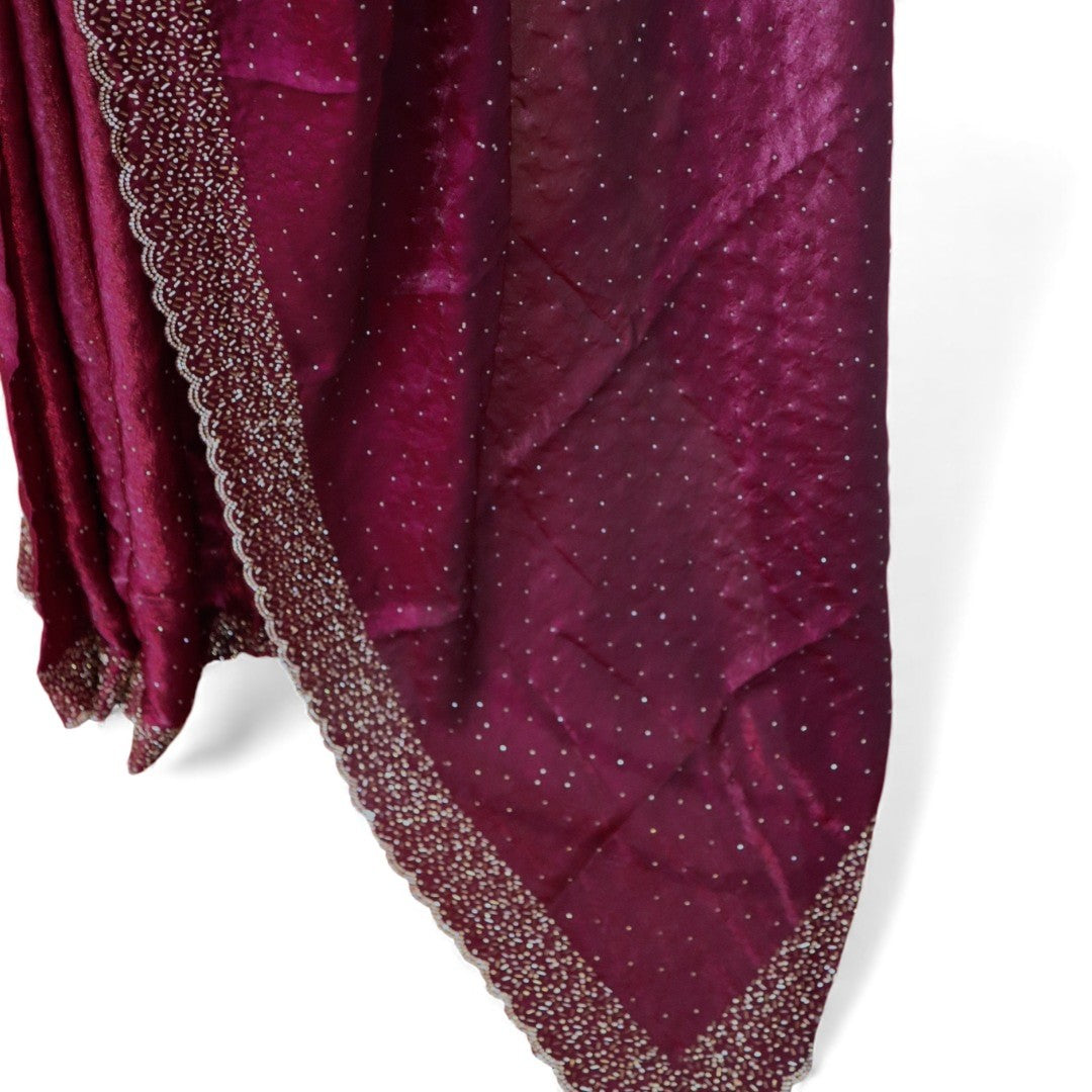 Space Silk Sarees – Premium | Edle, Weiche Seide in Perfektion | Magenta